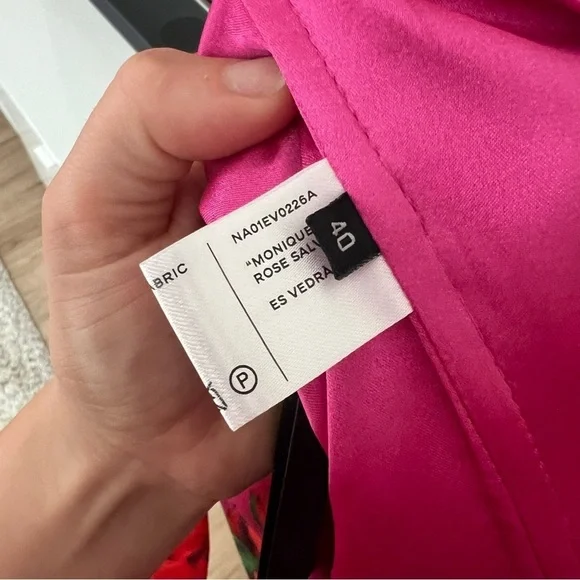 Monique Dress in Floral Pink - Picture 8 of 10